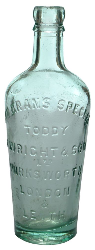 Old Grans Special Toddy Wright Whisky Bottle
