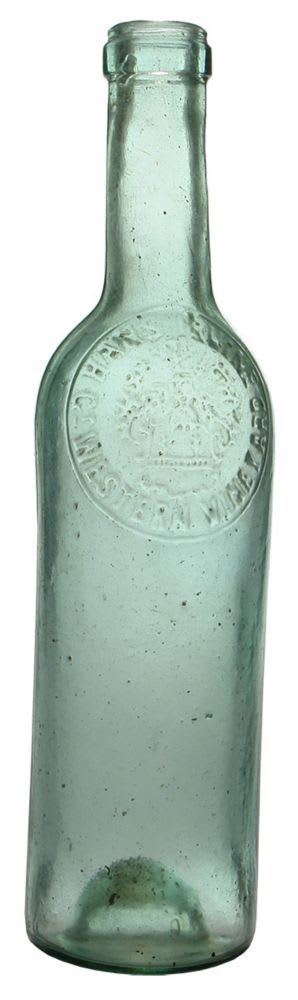 Hans Irvine Great Western Vineyard Wine Bottle