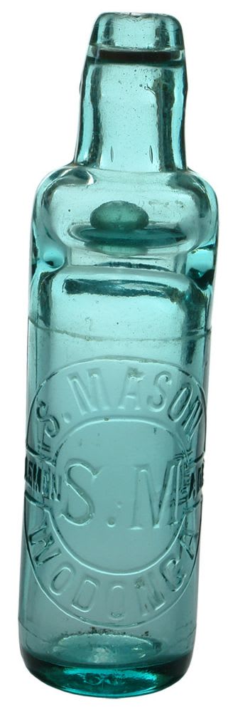 Mason Wodonga Old Codd Marble Bottle