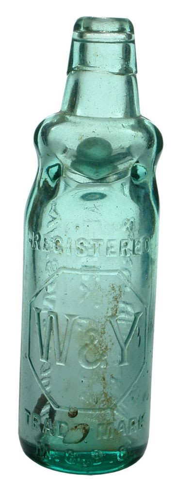 Watson Young Albury Corowa Rutherglen Patent Codd Bottle