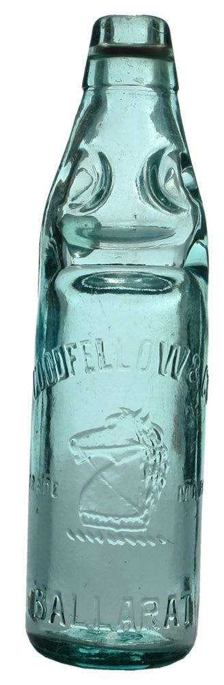 Goodfellow Ballarat Horse Head Codd Marble Bottle