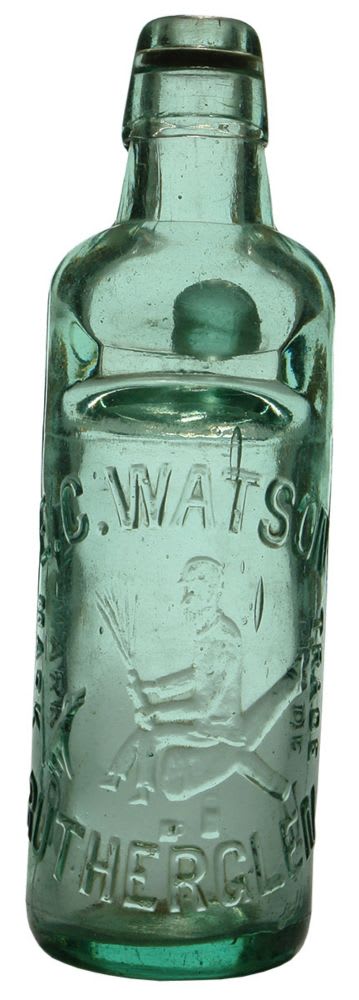 Watson Rutherglen Swagman Antique Codd Bottle