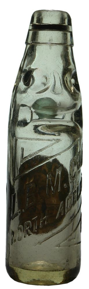 LBM North Adelaide Clear Glass Codd Bottle