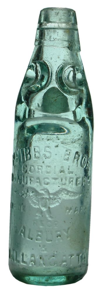 Phibbs Brothers Albury Tallangatta Eagle Codd Bottle