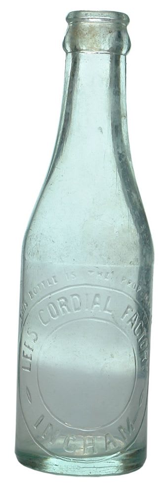 Lee's Cordial Factory Ingham Crown Seal Bottle