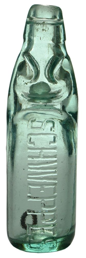 Schweppes Antique Codd Marble Bottle
