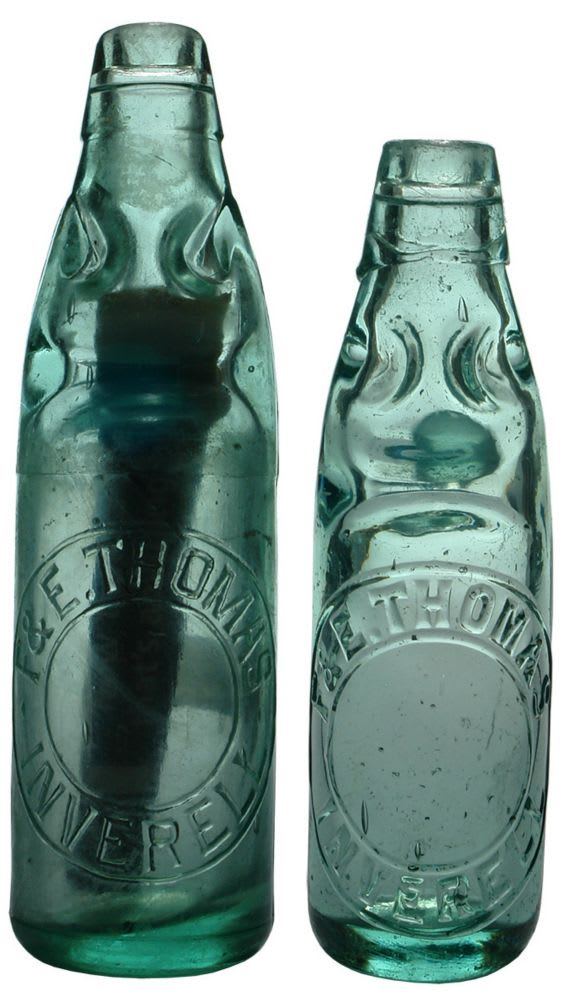 Thomas Inverell Codd Marble Bottles