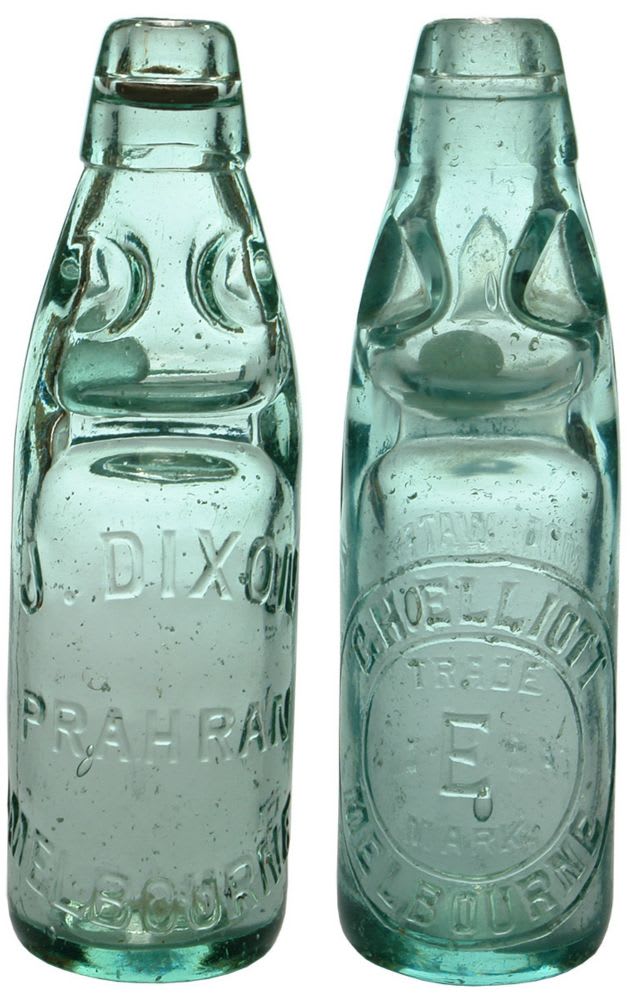 Dixon Elliott Prahran Carlton Old Codd Bottles