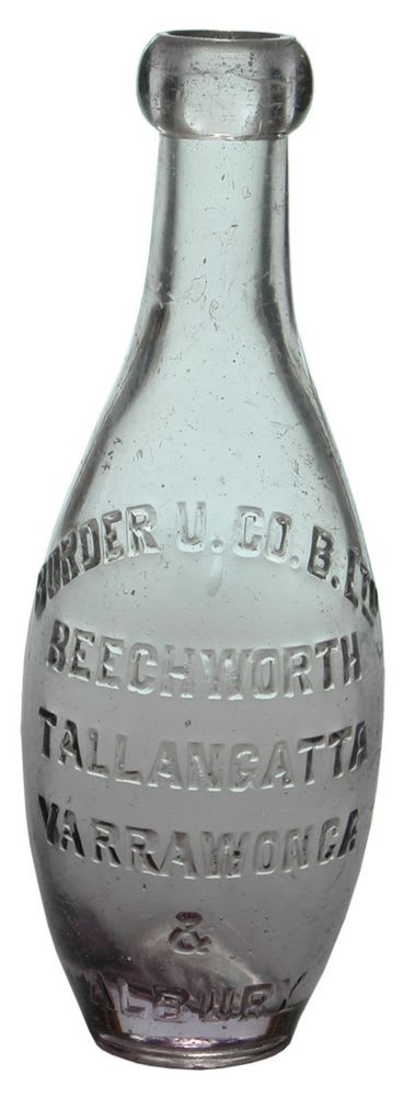 Border United Beechworth Tallangatta Yarrawonga Albury Skittle Bottle