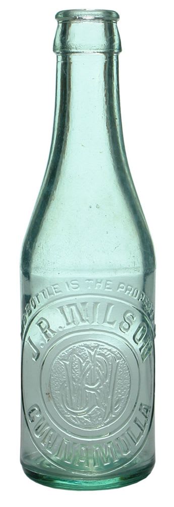 Wilson Cunnamulla Old Crown Seal Soda Bottle
