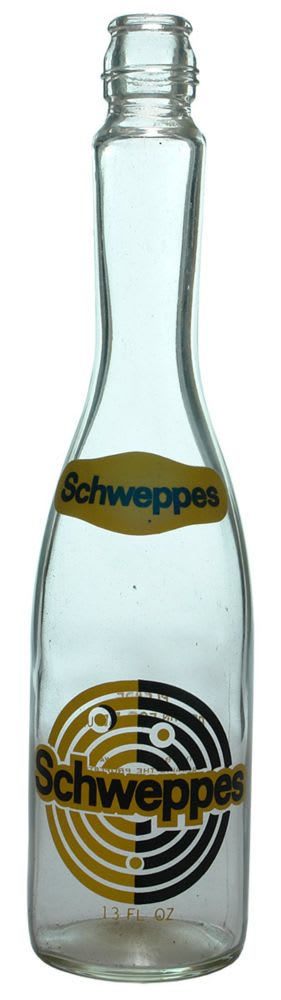 Schweppes Prototype Ceramic Label Screw Top Bottle