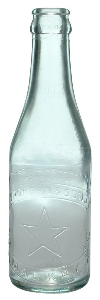 Waghorn Sons Mackay Crown Seal Lemonade Bottle