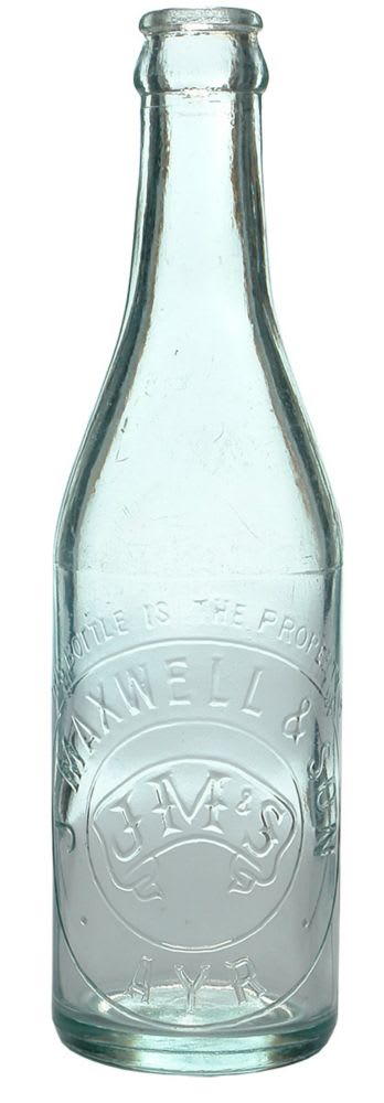 Maxwell Ayr Crown Seal Lemonade Bottle
