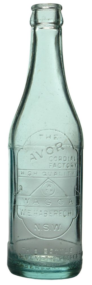 Haberecht Wagga Avor Crown Seal Soda Bottle