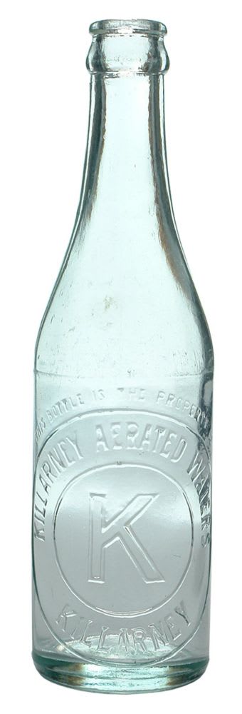 Killarney Aerated Waters Crown Seal Lemonade Bottle