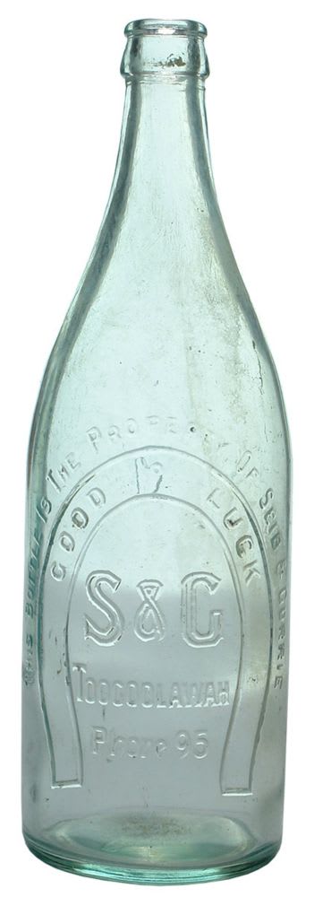 Seib Gorrie Toogoolawah Horseshoe Crown Seal Bottle