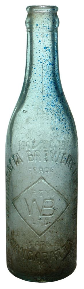 Wangaratta Brewery Crown Seal Old Lemonade Bottle