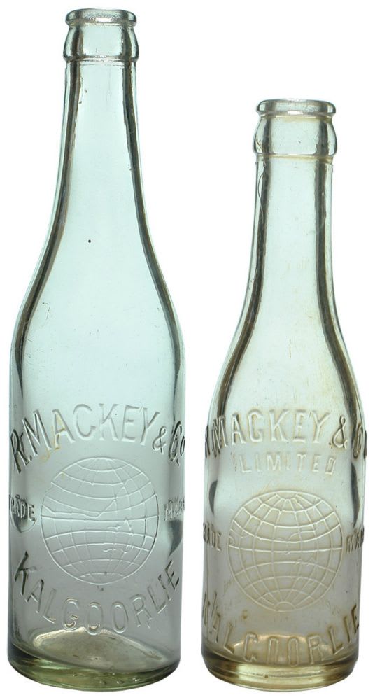 Mackey Kalgoorlie Globe Crown Seal Bottles
