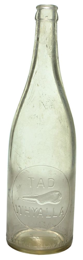 Secker Whyalla Tadpole Crown Seal Lemonade Bottle