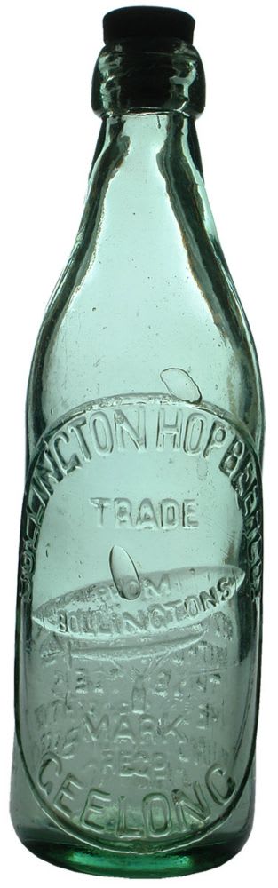 Bollington Hop Beer Geelong Zeppelin Riley Patent Bottle