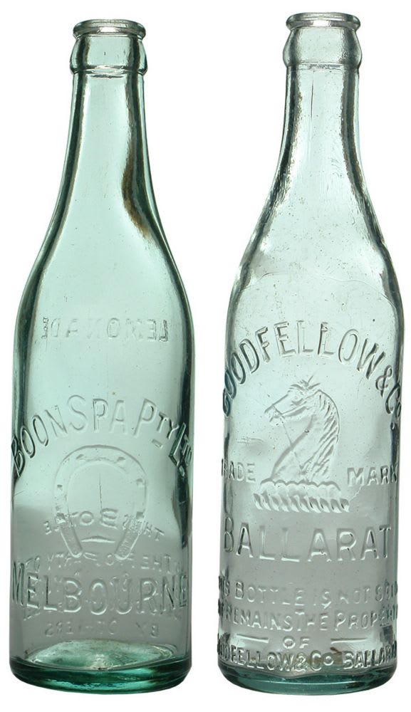 Boon Spa Goodfellow Crown Seal Old Bottles