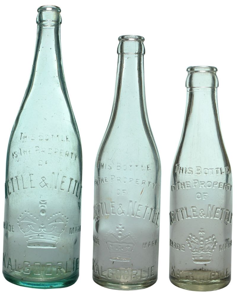 Nettle Kalgoorlie Crown Seal Old Bottles