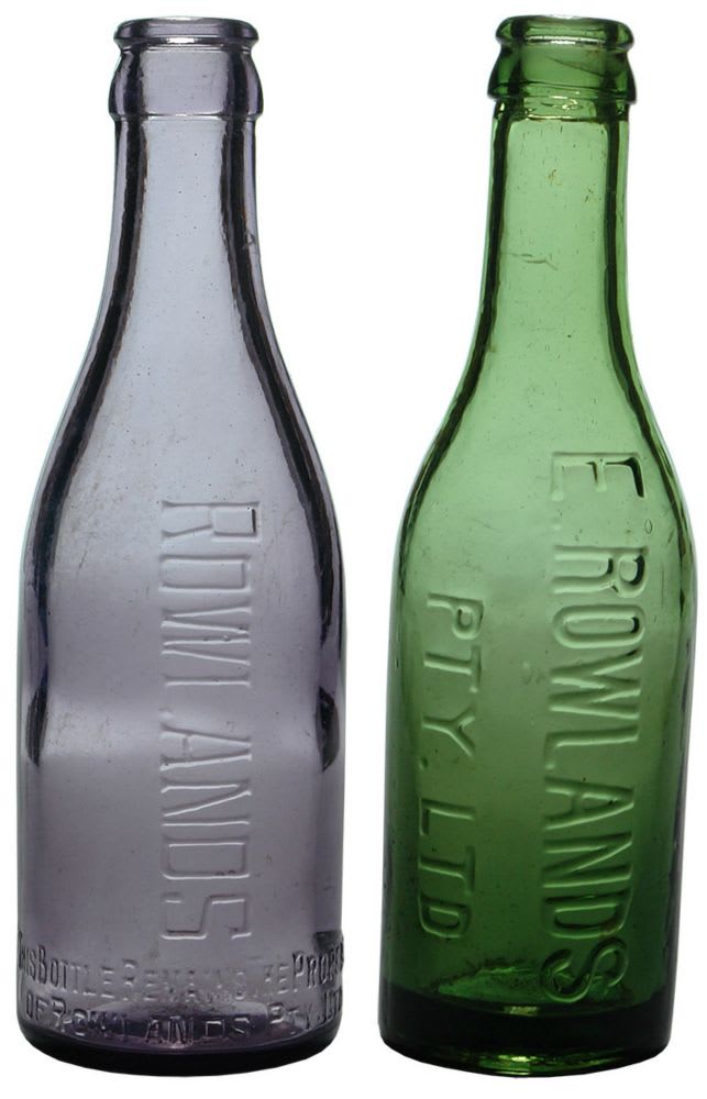 Rowlands Green Amethyst Crown Seal Bottles