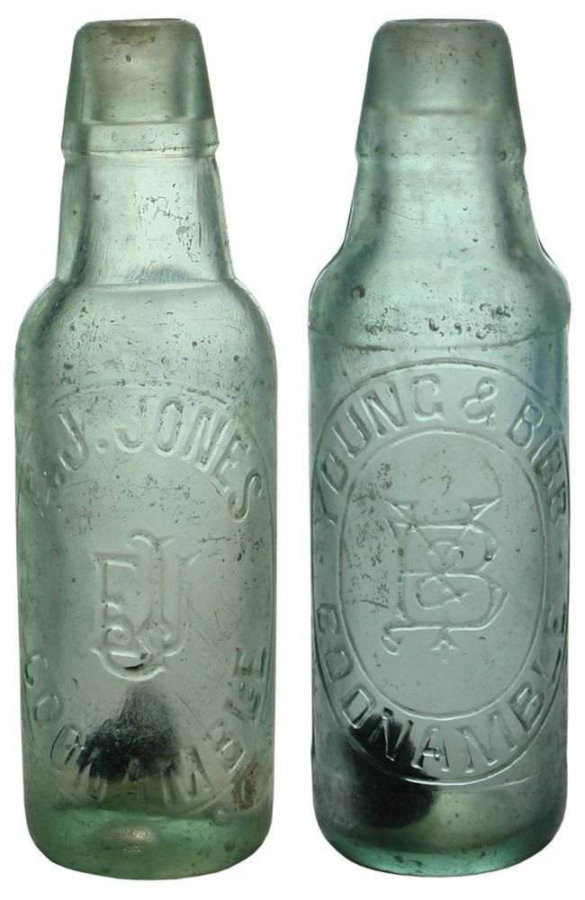 Coonamble Lamont Patent Aerated Water Bottles