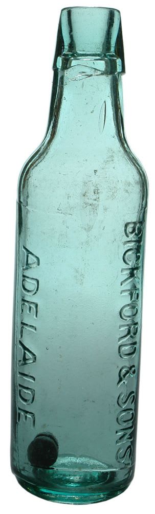 Bickford Sons Adelaide Lamont Patent Bottle