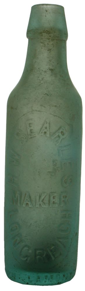 Searles Longreach Old Lamont Patent Soda Bottle