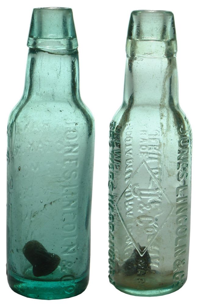 Jones Lincoln Riverina Lamont Patent Bottles