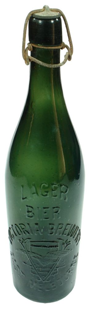 Lager Bier Victoria Brewery East Melbourne Bottle