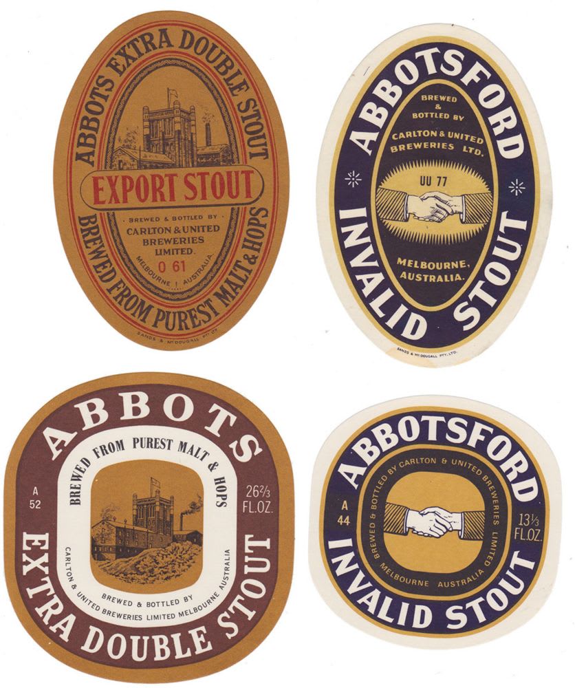 Abbotsford Stout Labels