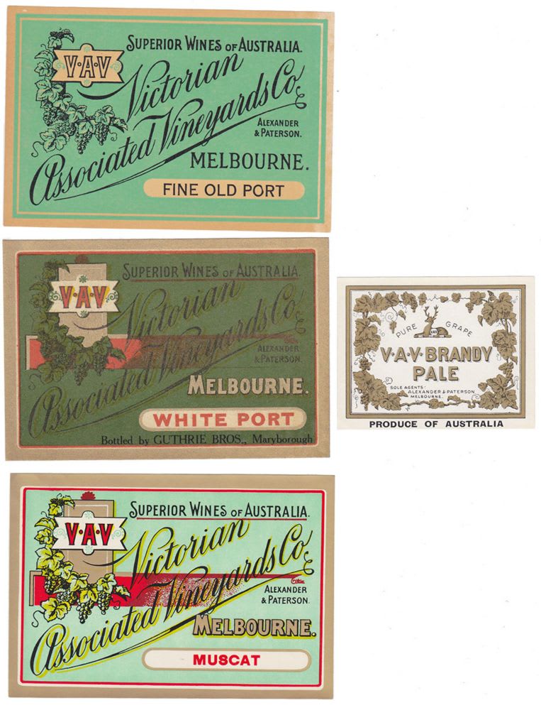 Victorian Wine Labels Ephemera