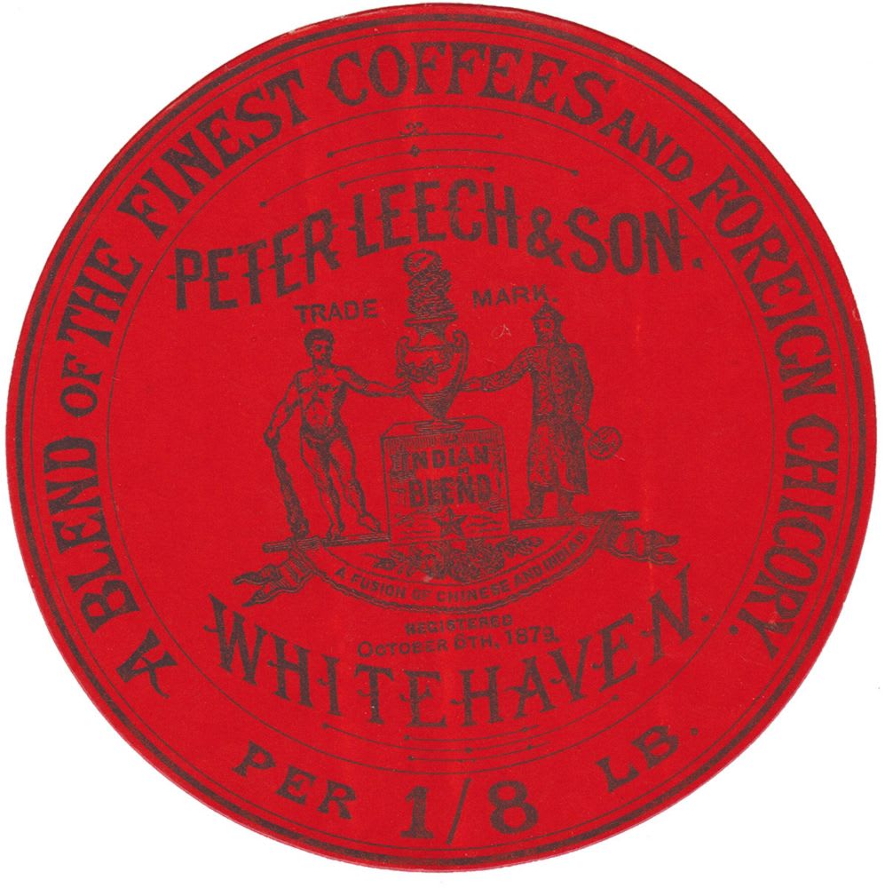 Peter Leech Whitehaven Coffees Chicory Label