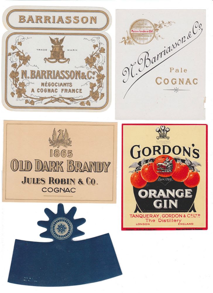 Cognac Brandy Spirits Labels