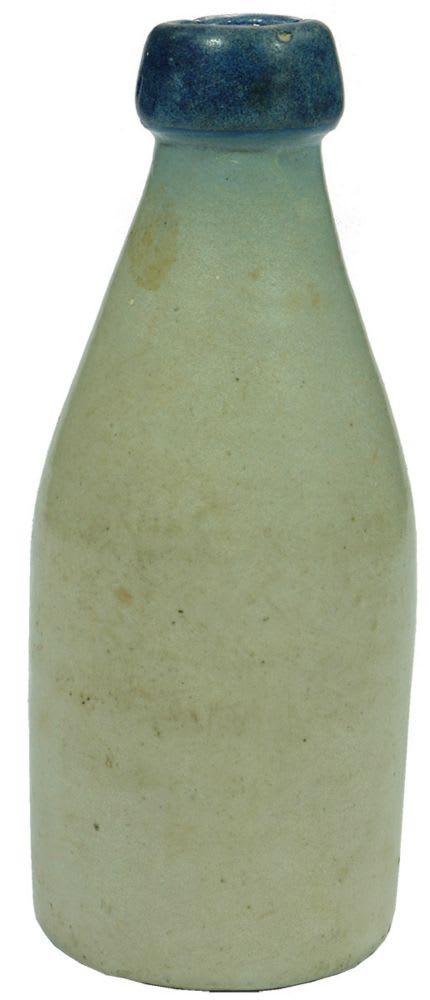 Blue Lip sample Stoneware Ginger Beer Bottle