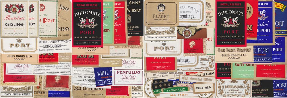 Goller Ballarat Vintage Labels