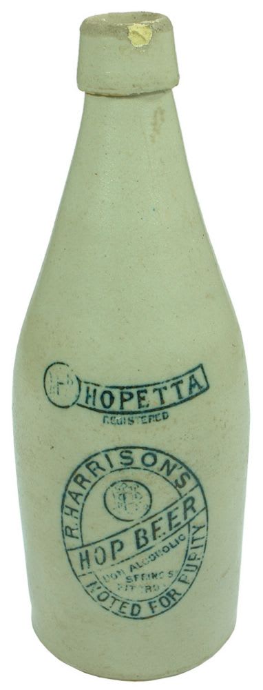 Harrison Fitzroy Hopetta Stoneware Ginger Beer Bottle