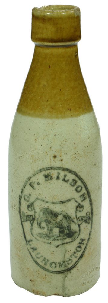 Milsom Launceston Elephant Stoneware Ginger Beer Bottle