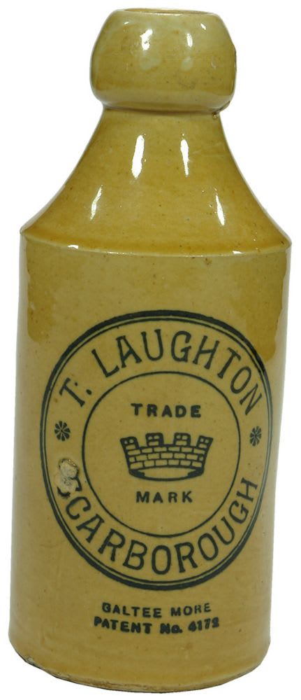 Laughton Scarborough Castle Stoneware Ginger Beer Bottle