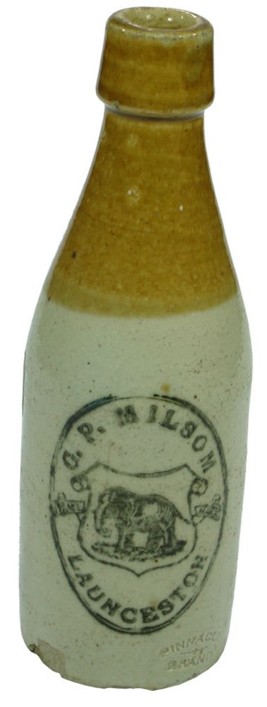 Milsom Launceston Elephant Stoneware Ginger Beer Bottle