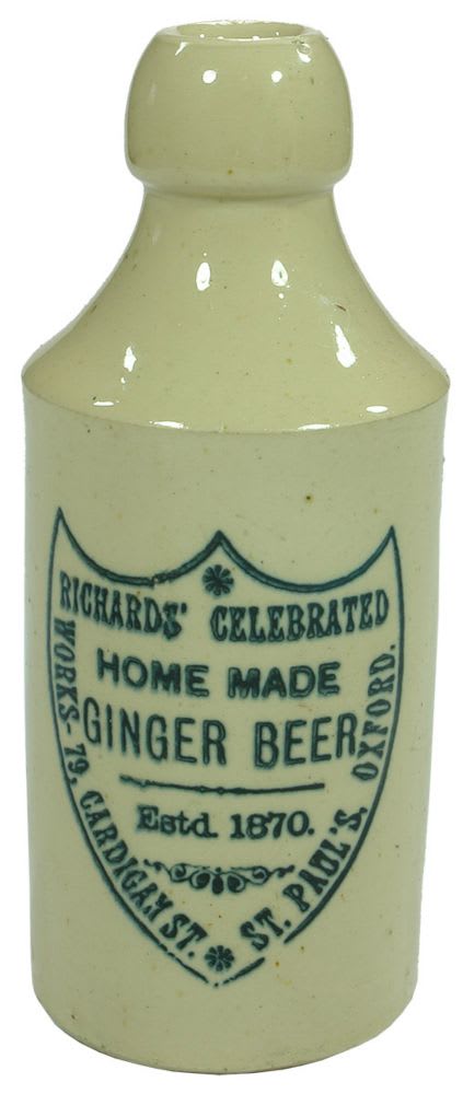 Richards Celebrated Ginger Beer Oxford Bottle