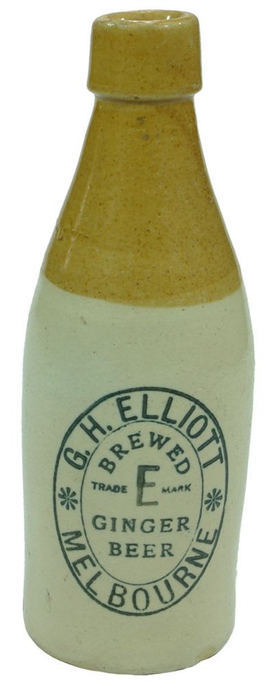 Elliott Melbourne Brewed Ginger Beer Stoneware Bottle