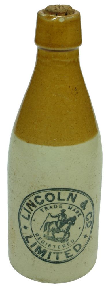 Lincoln Limited Stockman Stoneware Ginger Beer Bottle