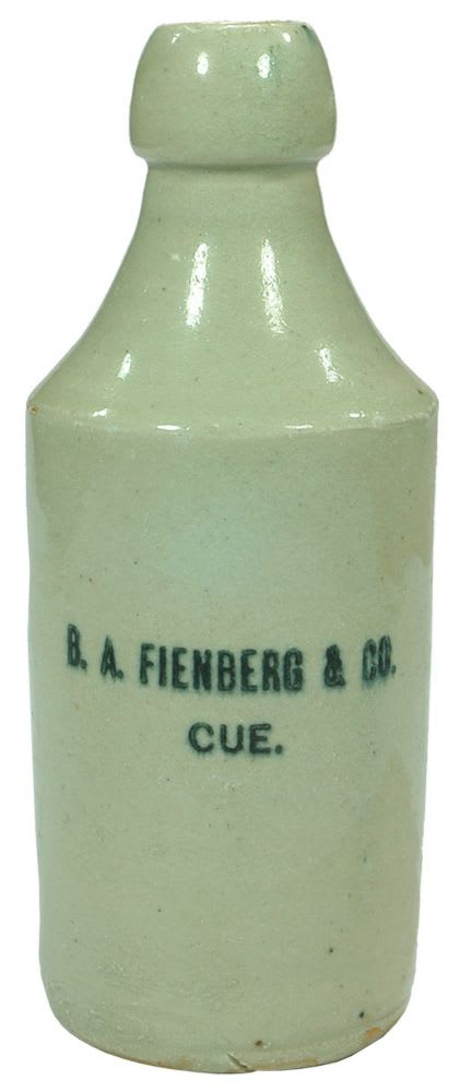 Fienberg Cue Western Australia Ginger Beer Bottle