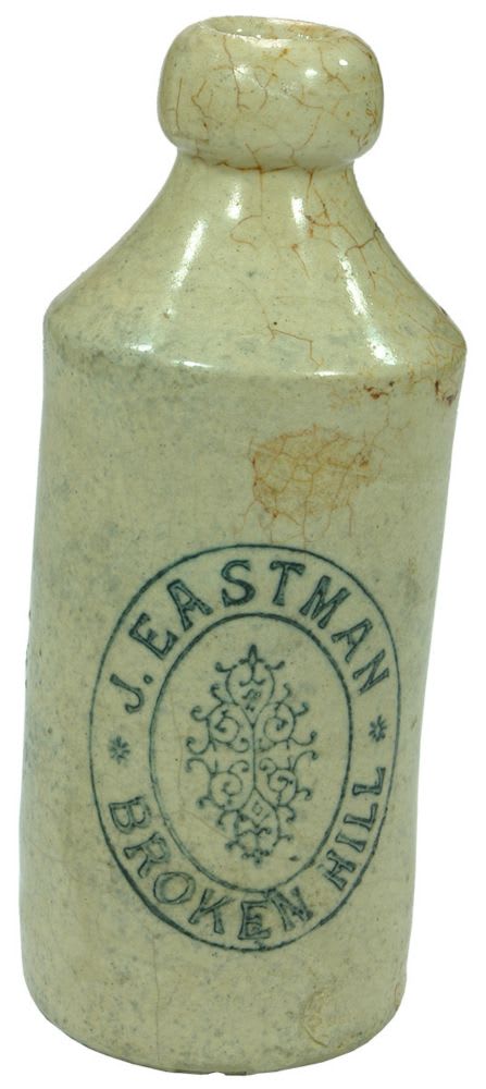 Eastman Broken Hill Stoneware Ginger Beer Bottle