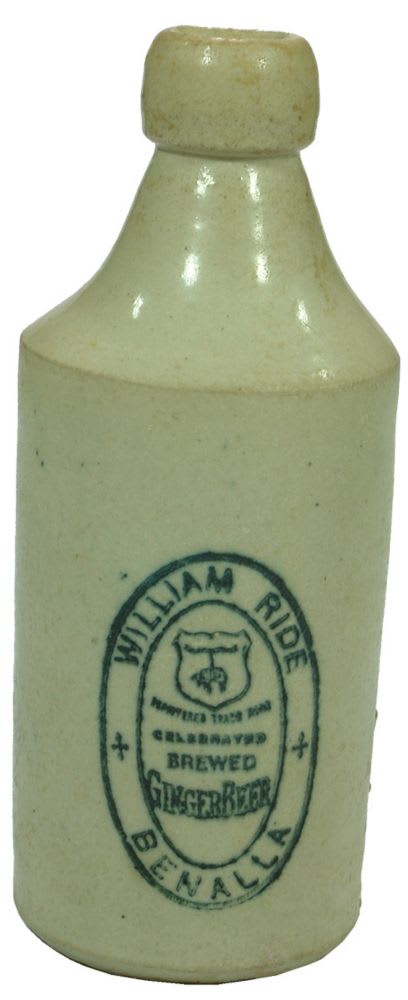 William Ride Benalla Stoneware Ginger Beer Bottle