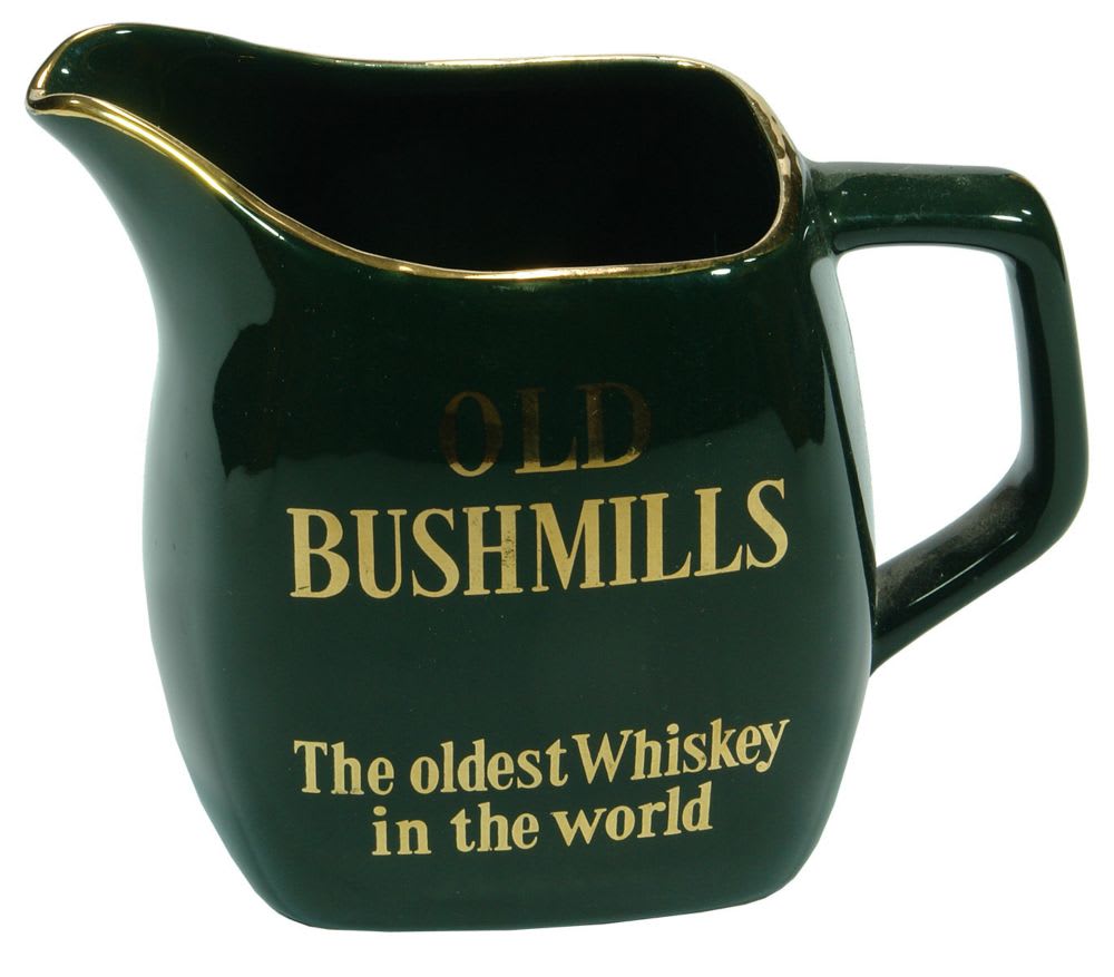 Bushmill's Whiskey Wade Regicor Advertising Water Jug