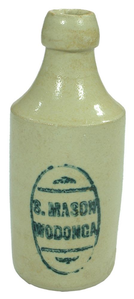 Mason Wodonga Stoneware Ginger Beer Bottle